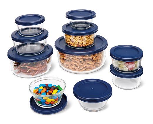 Crofton 20pc Glass Storage Set