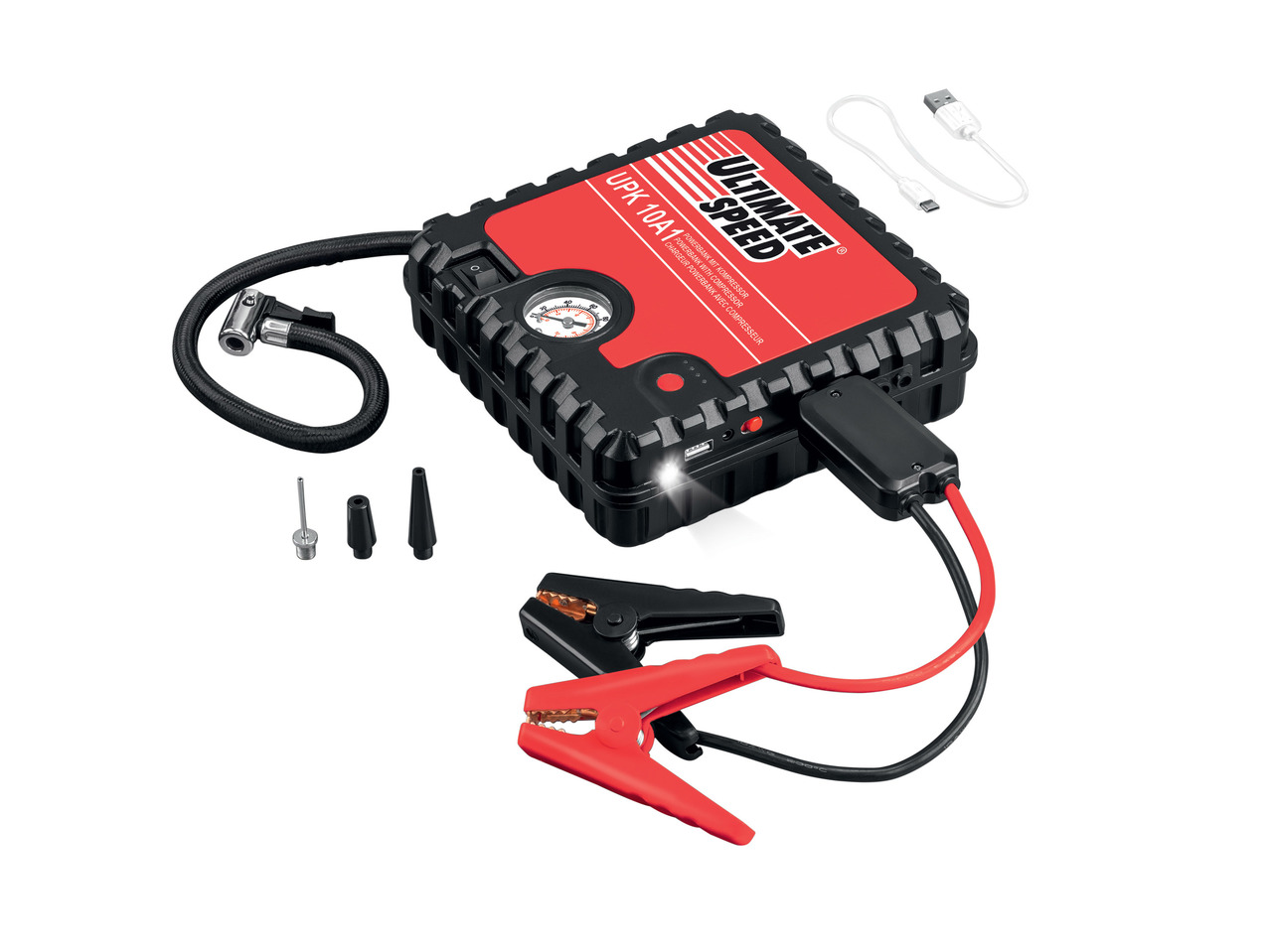 ULTIMATE SPEED Jump-start Power Bank with Compressor