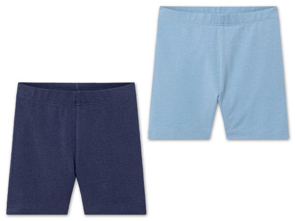 Kleinkinder Radlerleggings, 2 Stück