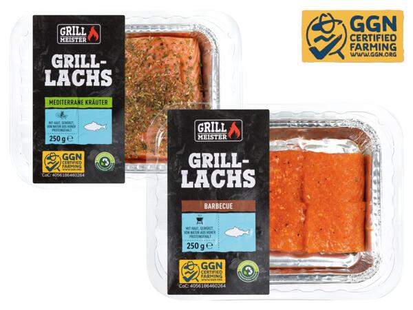 Grilllachs mariniert