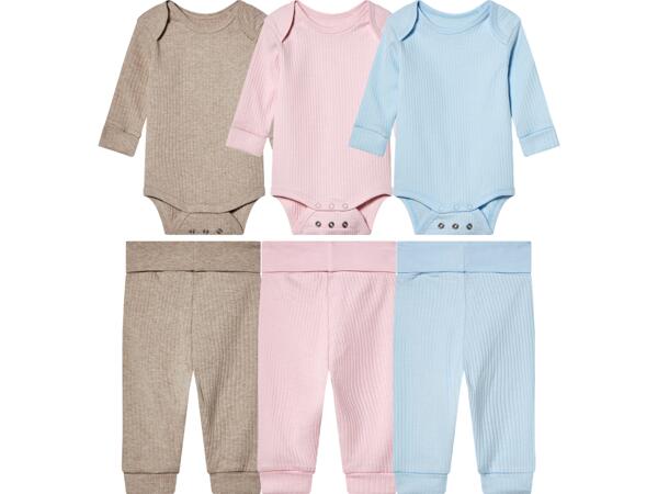 Ribbat babyset, 2 delar