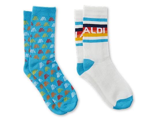 ALDI Men's or Ladies ALDI Gear 2 Pack Socks
