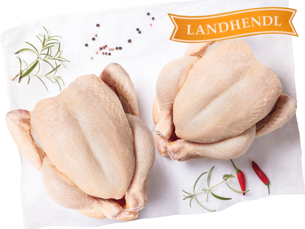 LANDHENDL Frische österreichische Hendl bratfertig, 2er Pack