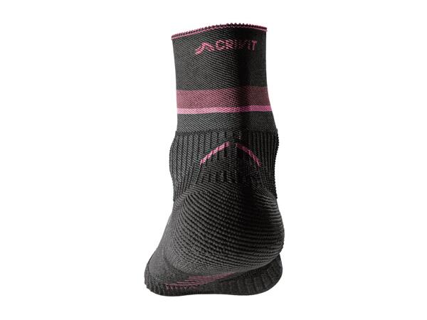 CRIVIT Adults' Grey & Lilac Outdoor Socks - 2 Pairs