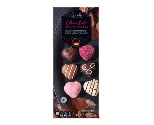 Specially Selected 
 Chocolate Truffle Hearts