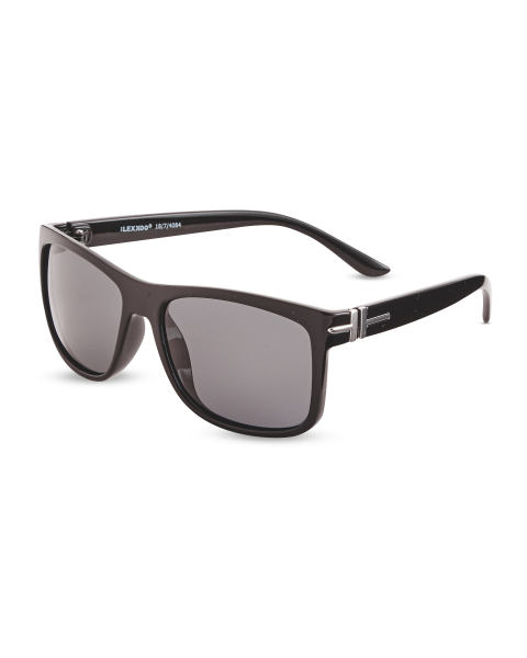 Black Square Polarised Sunglasses