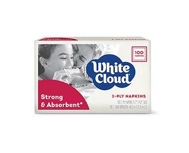 White Cloud 2 Ply Napkins