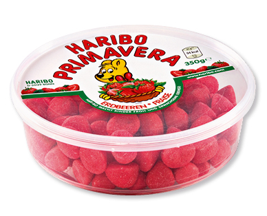 Fraises en mousse de sucre HARIBO
