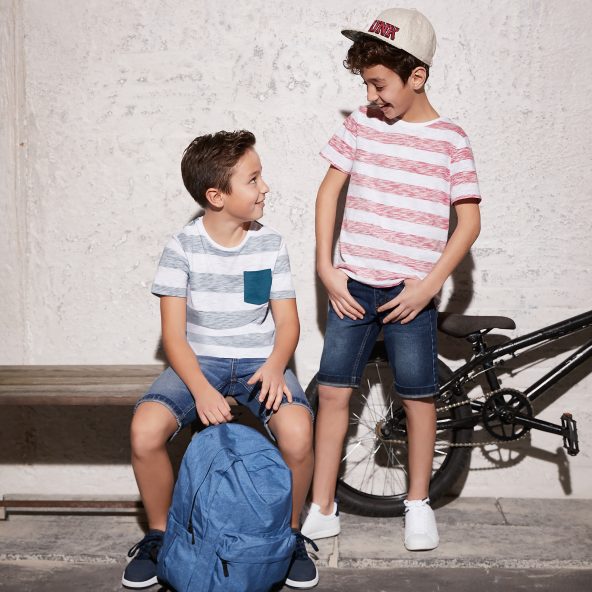 T-shirts voor jongens, 2 st.