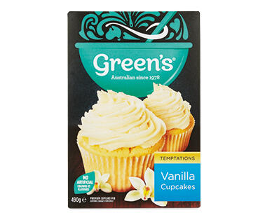 Green's Vanilla Cupcake Mix 490g
