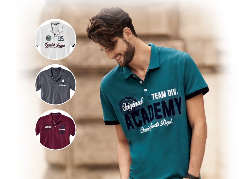 LIVERGY Men's Piqué Polo Shirt