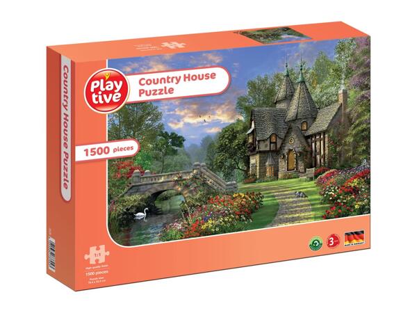 Playtive 1500 Piece Puzzle - Country House