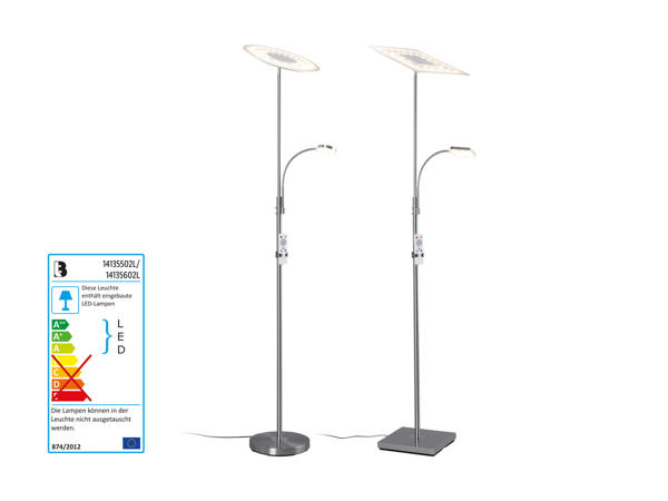 Lampadaire vasque à LED avec réglage de la couleur