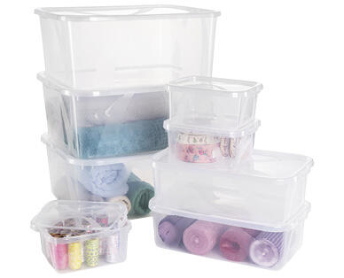 EASY HOME(R) 
 LOT DE BOÎTES TRANSPARENTES