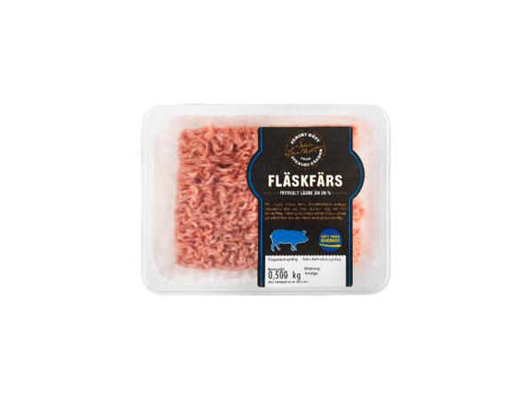 Färsk fläskfärs