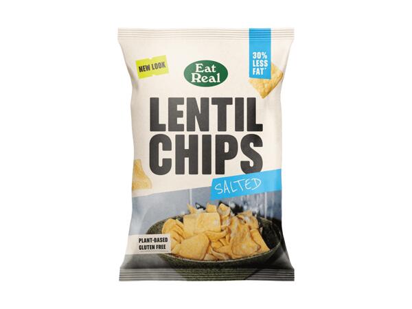 Chips di lenticchie al sale marino Eat Real