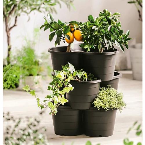 BELAVI Tour pour plantes à 4 étages