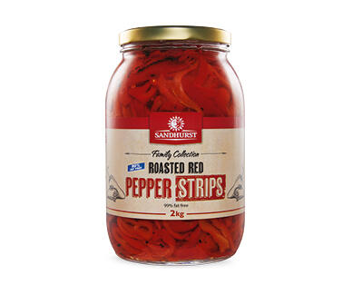 Sandhurst Fire Roasted Red Pepper Strips 2kg