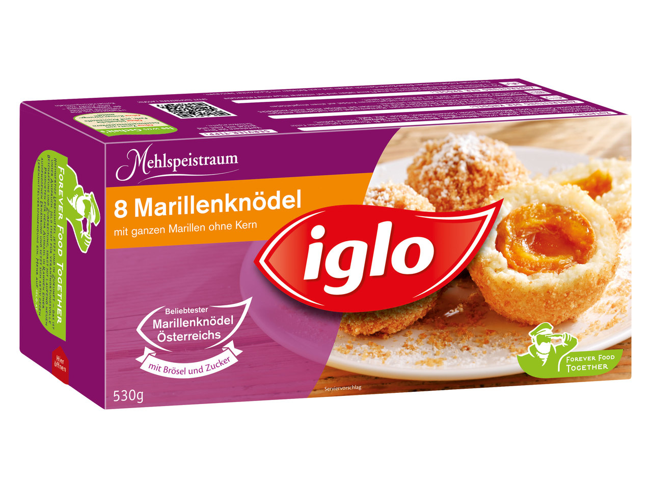 IGLO Marillen-/Zwetschkenknödel
