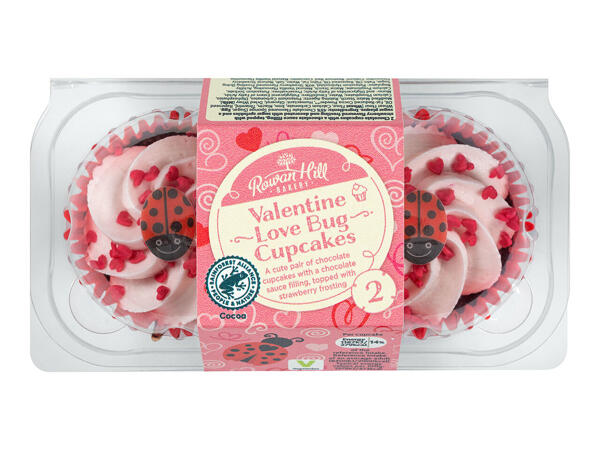 Rowan Hill Bakery Valentine Love Bug Cupcakes