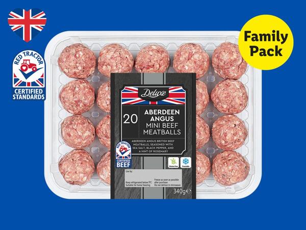 Deluxe Aberdeen Angus British Beef Mini Meatballs
