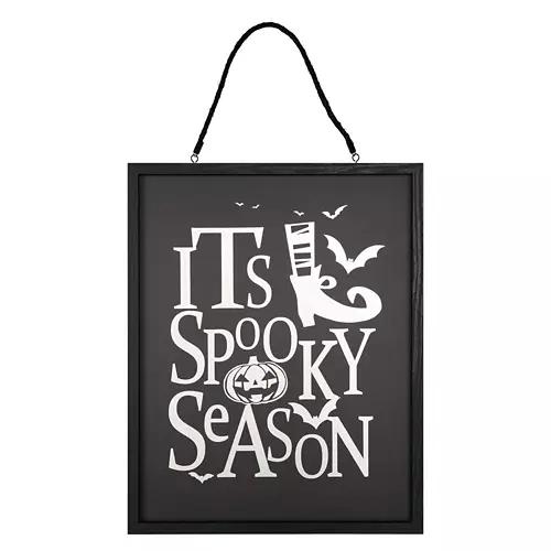 Halloween Reversible Wall Sign - Spooky/Witch