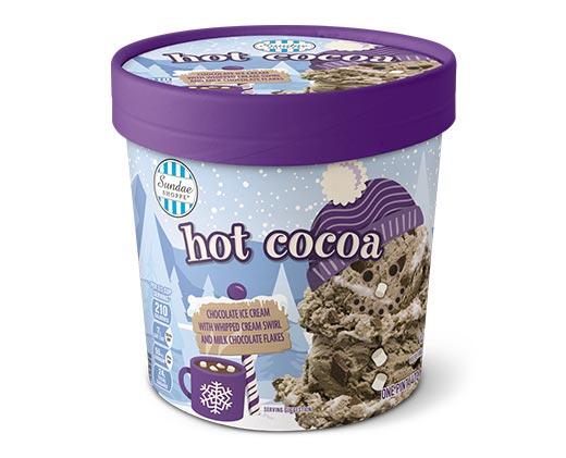 Sundae Shoppe 
 Peppermint or Hot Chocolate Ice Cream
