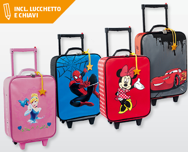 Trolley per bambini DISNEY PRINCESS/ULTIMATE SPIDERMAN/MICKEY MOUSE/CARS