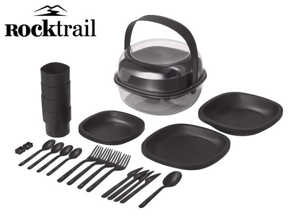 Rocktrail 33-Piece Camping Tableware Set