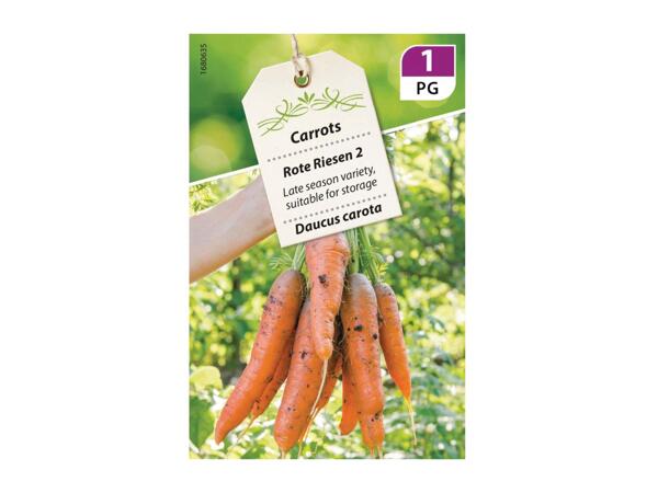 Fine Vegetable Seeds - labelled 1