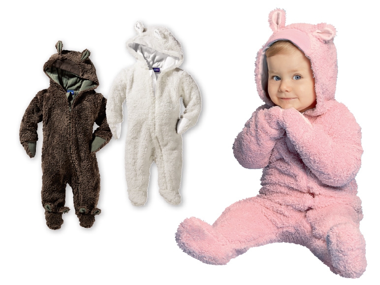 Baby Fleece Onesie with Hood