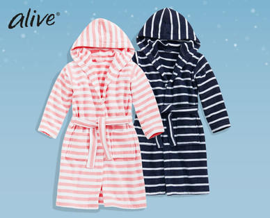 ALIVE Kinder-Frottee-Bademantel