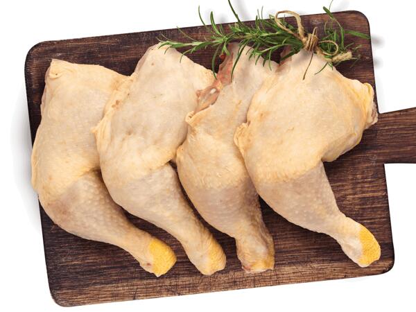 Frische Maishendl Keulen