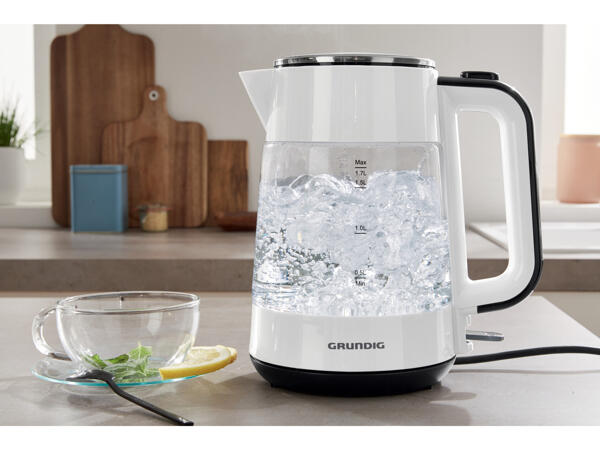 Grundig Vattenkokare i glas
