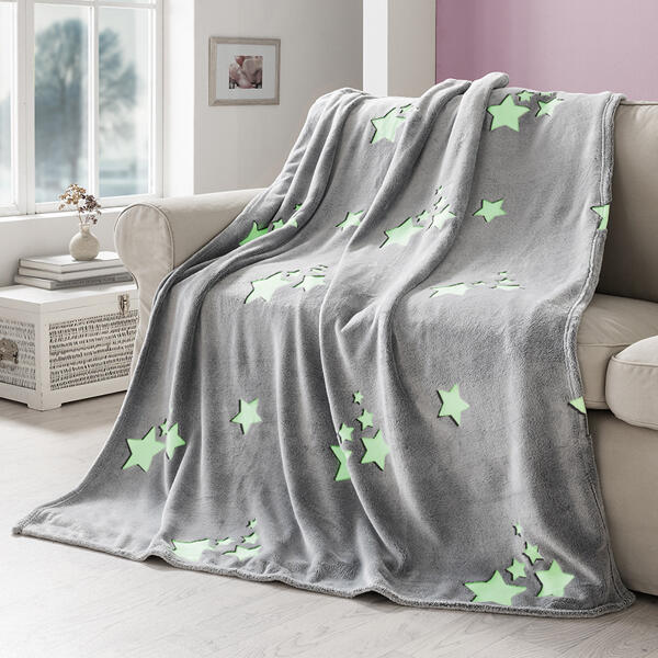 Flanell-Kuscheldecke "Glow in the dark"