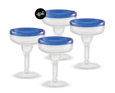 MARGARITA GLASS 4PK OR 2L PITCHER