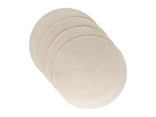 Beige Placemats - Set of 4