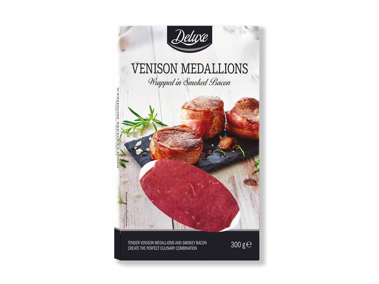 Krondyr Medaljoner med bacon