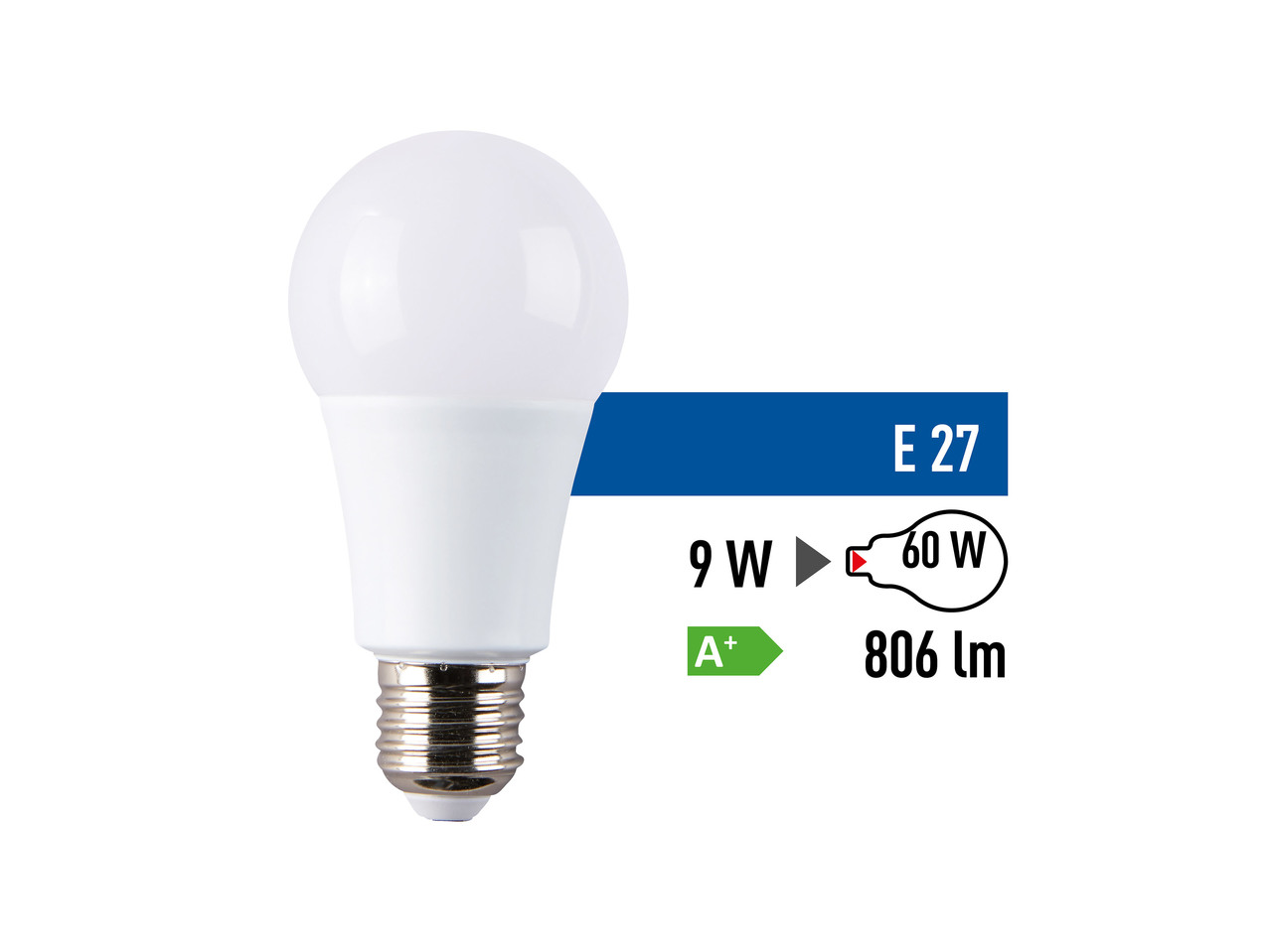 LED žárovka 9 W