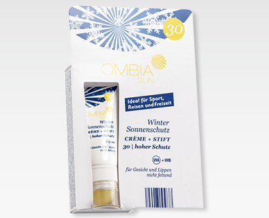 Protezione solare combinata per l'inverno SPF 30 OMBIA SUN
