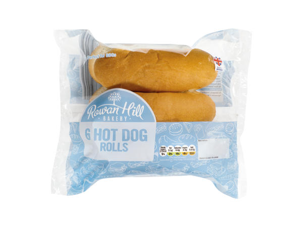 Rowan Hill Bakery 6 Hot Dog Rolls