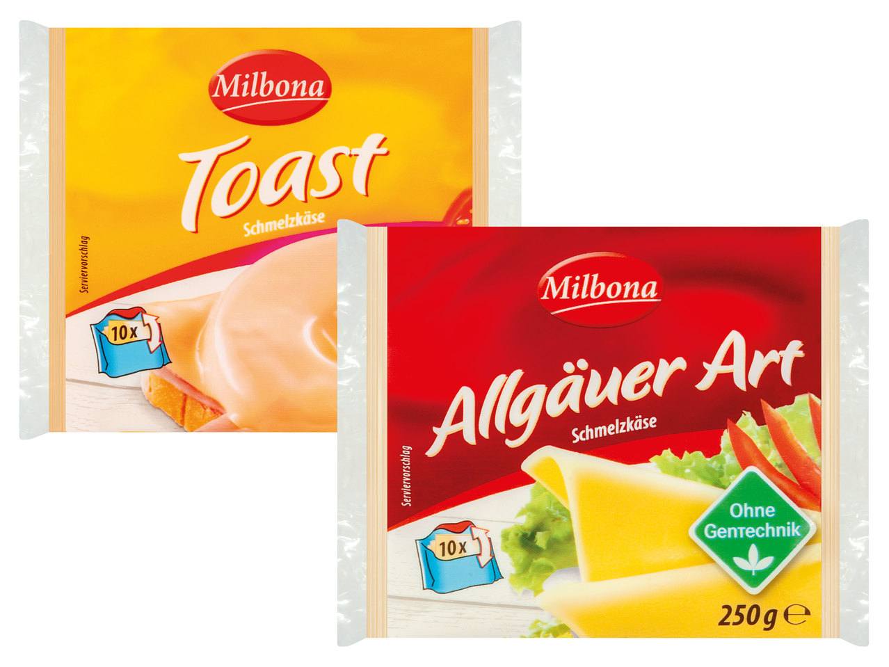 MILBONA Schmelzkäsescheiben