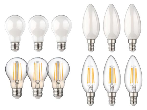 LED-filamentlampor, 3-pack