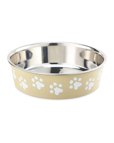 Beige Paws Pet Bowl