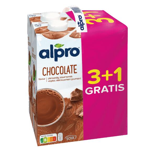 Alpro chocoladedrink, 4 st.