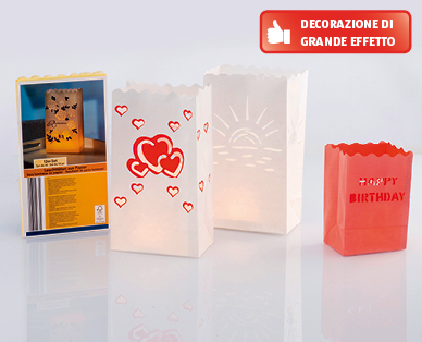 Sacchetti portacandele di carta