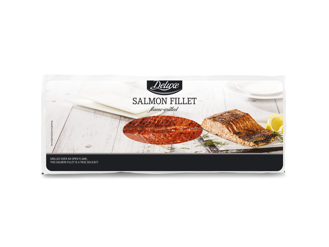 Flammegrillet laksefilet