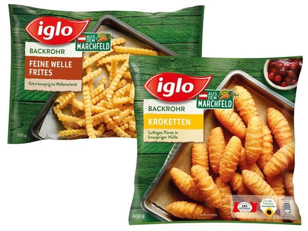 Iglo Feine Welle Frites oder Kroketten