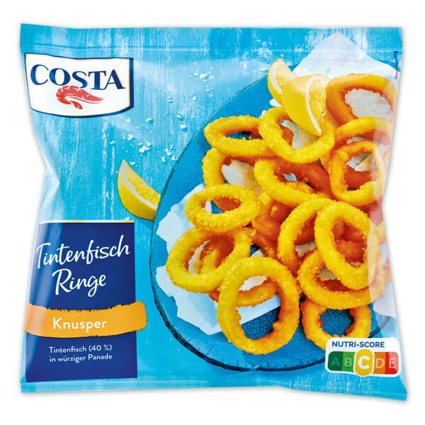 Tintenfisch Ringe / Garnelenpfanne