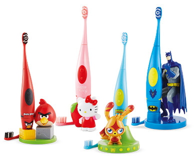 KIDS LICENSED SONIC TOOTHBRUSH SETS BATTERY OPERATED